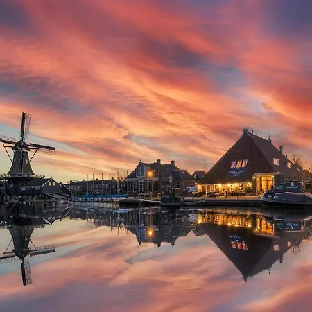 Farmhouse Between The Frisian Lakes On The Water Woudsend Exterior photo
